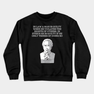 Philosophy quote Crewneck Sweatshirt